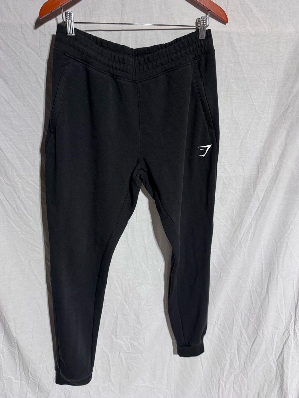 Gymshark black mens joggers Size Medium